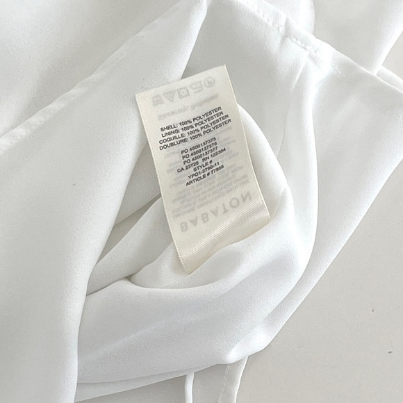 Aritzia Babaton Axis V-Neck Short Sleeves Blouse in Espace - Picture 8 of 9